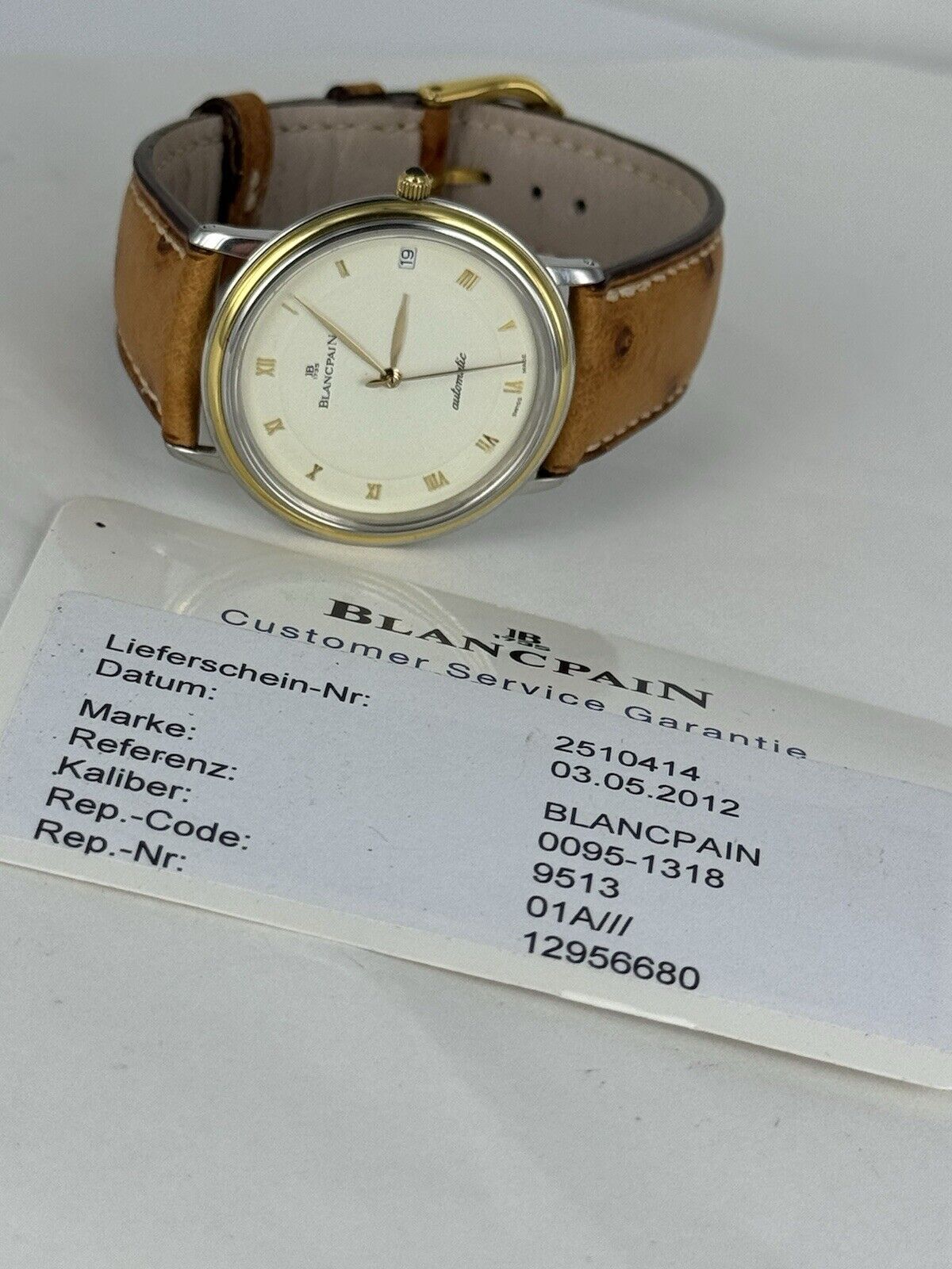 Blancpain Villeret Automatic -Steel/Gold 34 mm